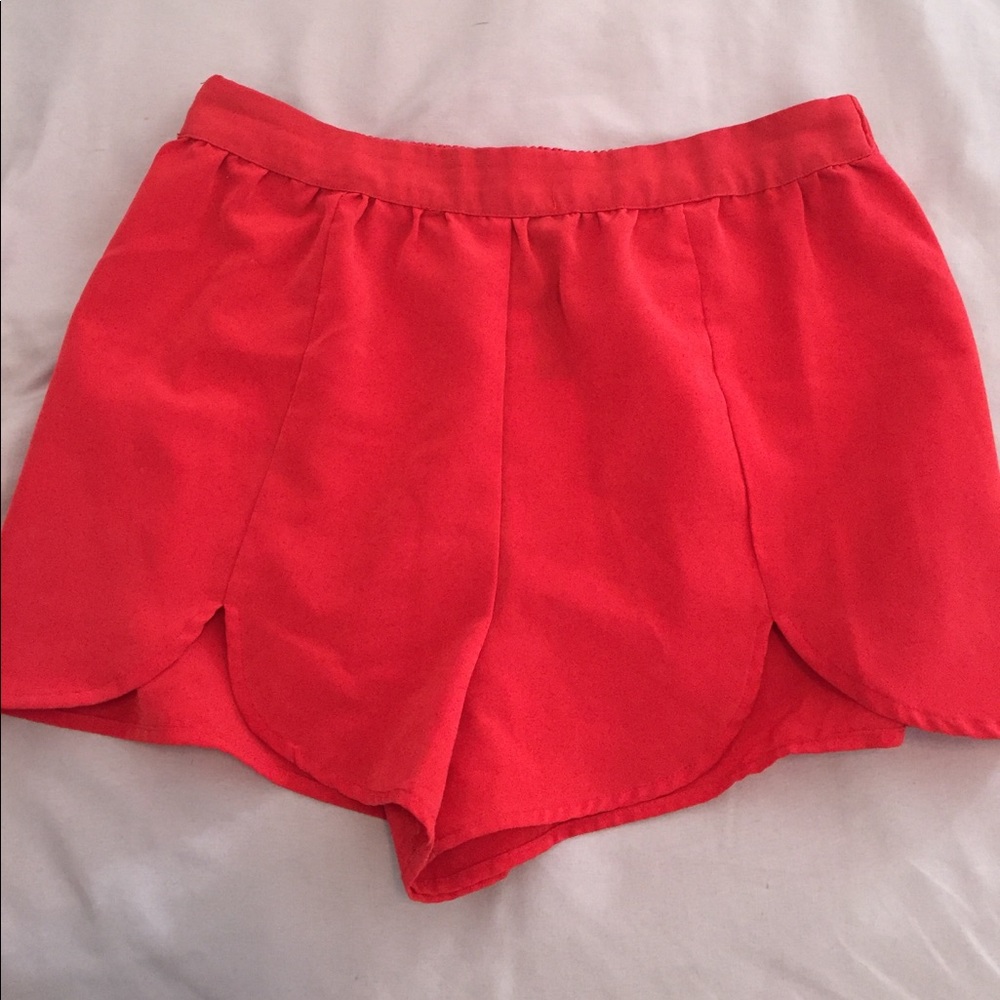 Scalloped shorts